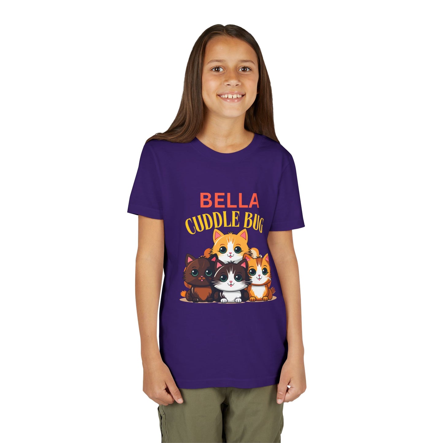 Cute Kitty Cuddle Bug Youth T-Shirt
