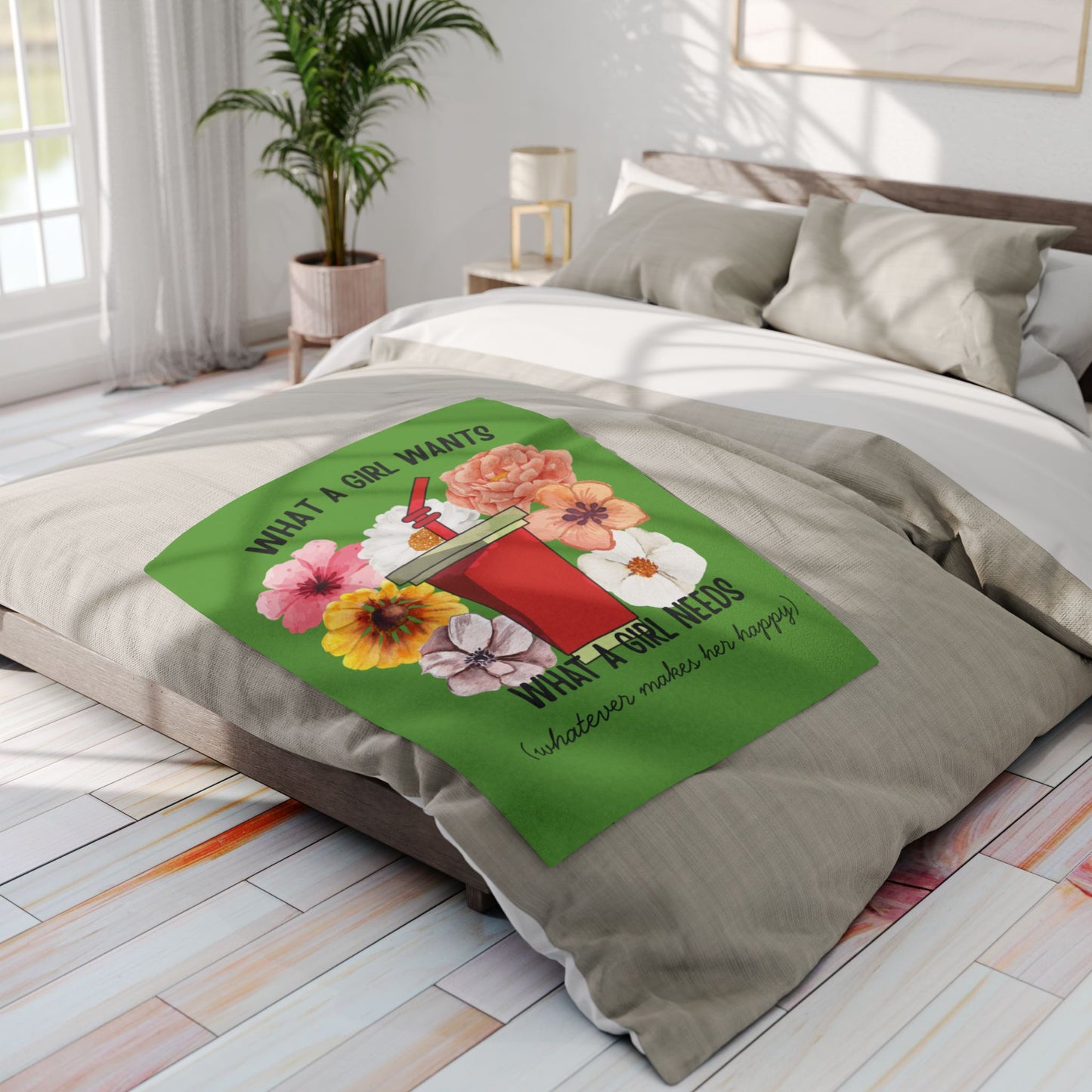 What A girl wants  Arctic fleece Blanket