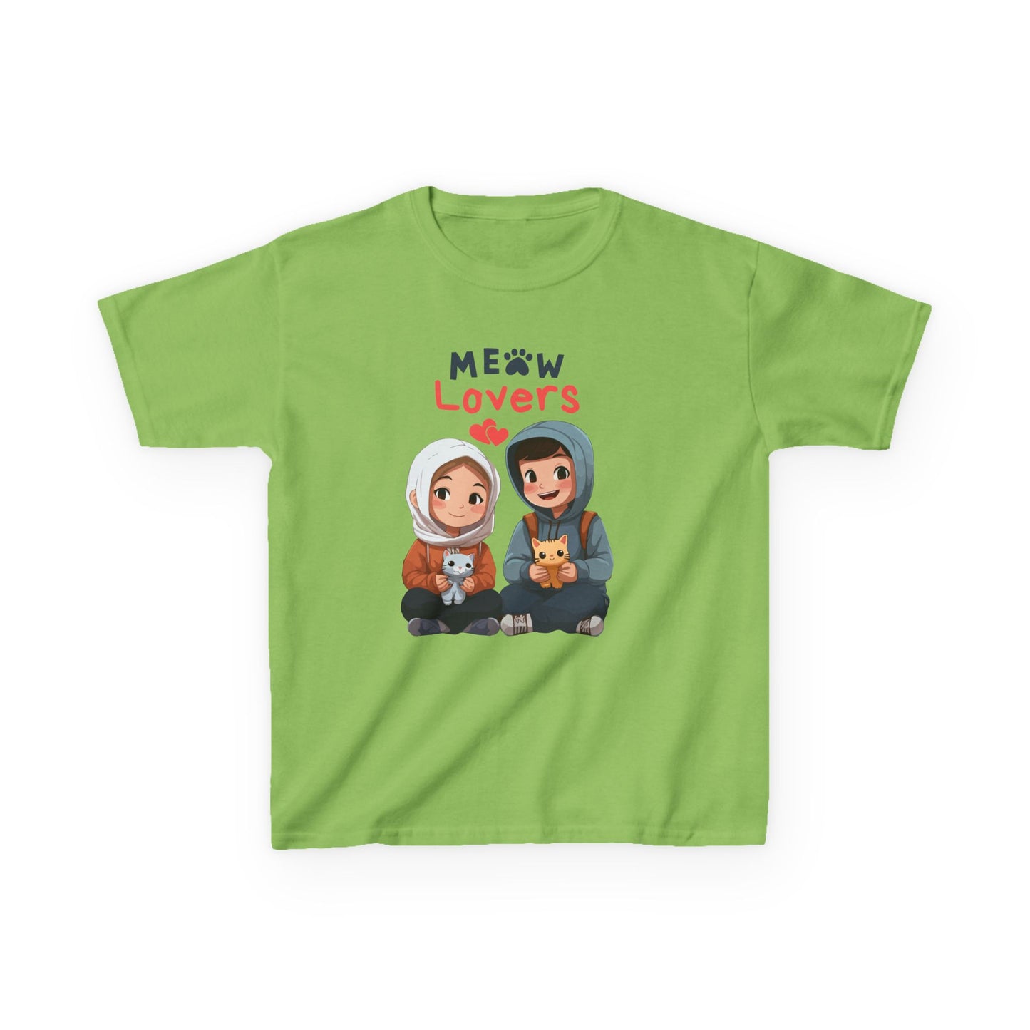 Kids Cat Lovers Tee