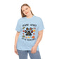 Paw and Give Thanks Fall Cotton Unisex T-shirt