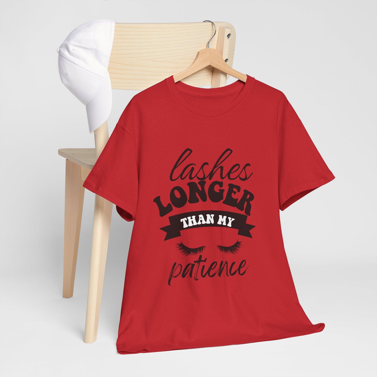 Lashes Longer COTTON UNISEX T- SHIRT