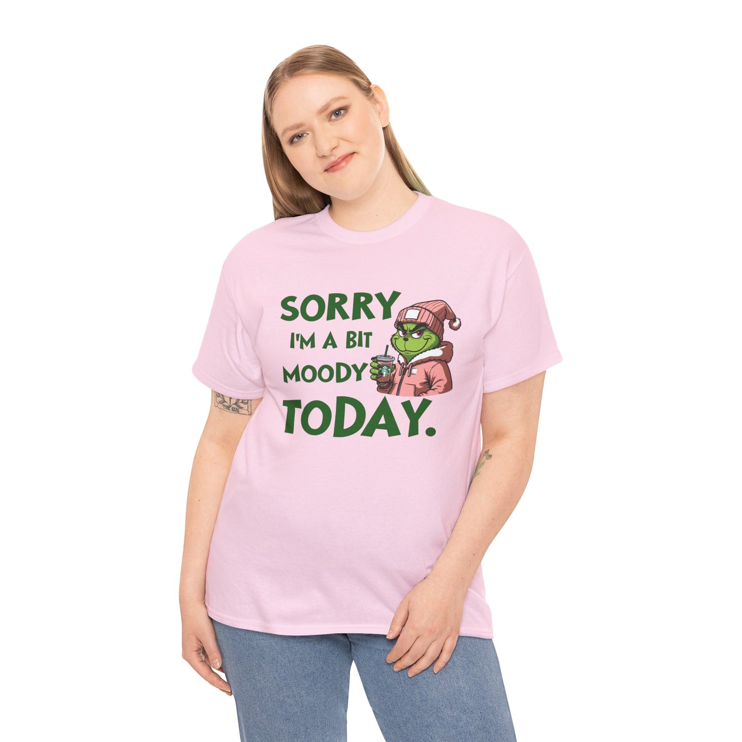 Sorry I'm A Bit Moody Today Cotton Unisex T-shirt