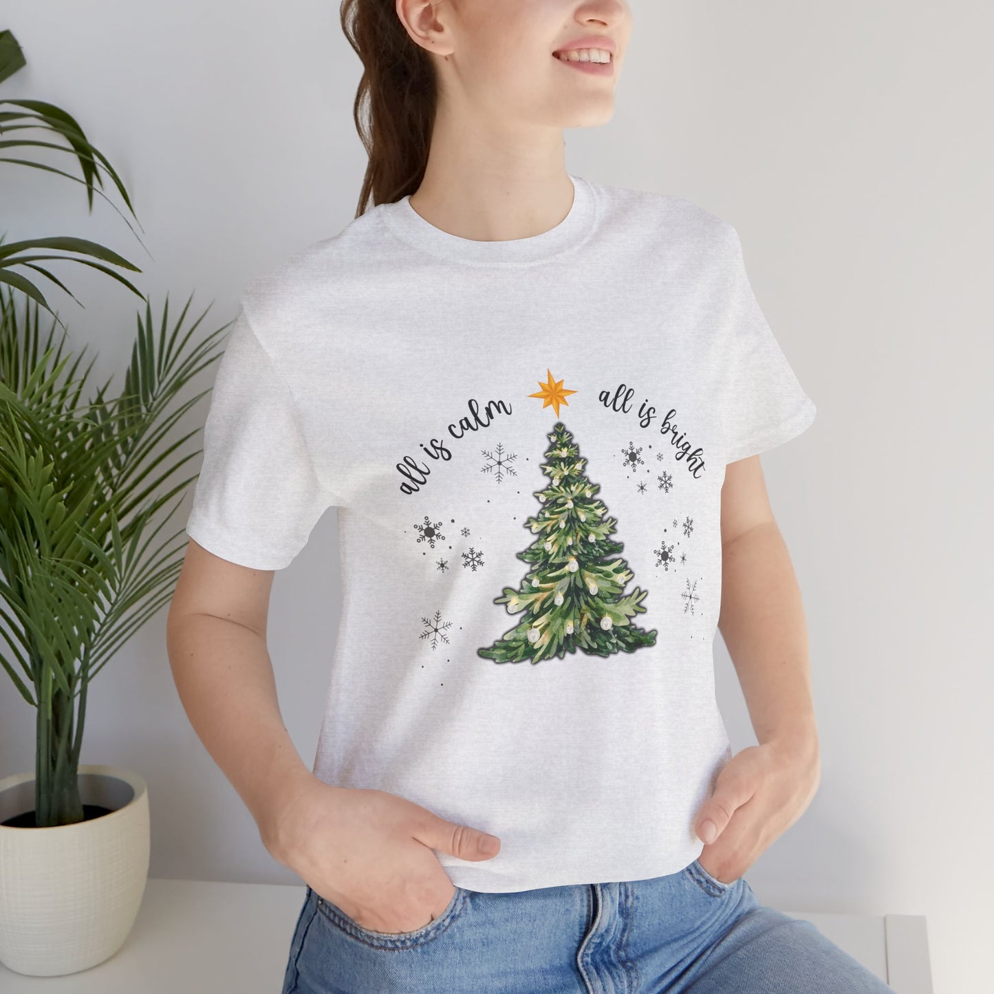 All is Calm Christmas Premium Unisex T-shirt
