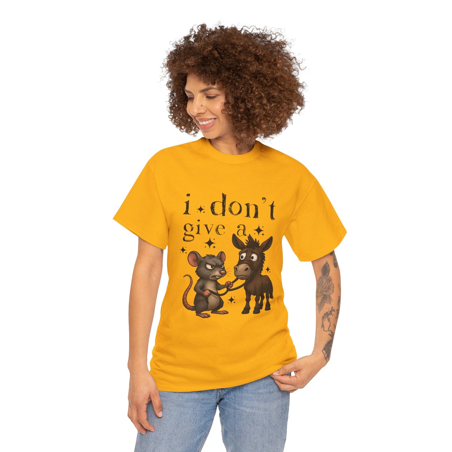 I Don't Give A  Cotton Unisex T-shirt