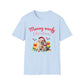 Meowy Woofy Christmas Cotton Unisex T-shirt
