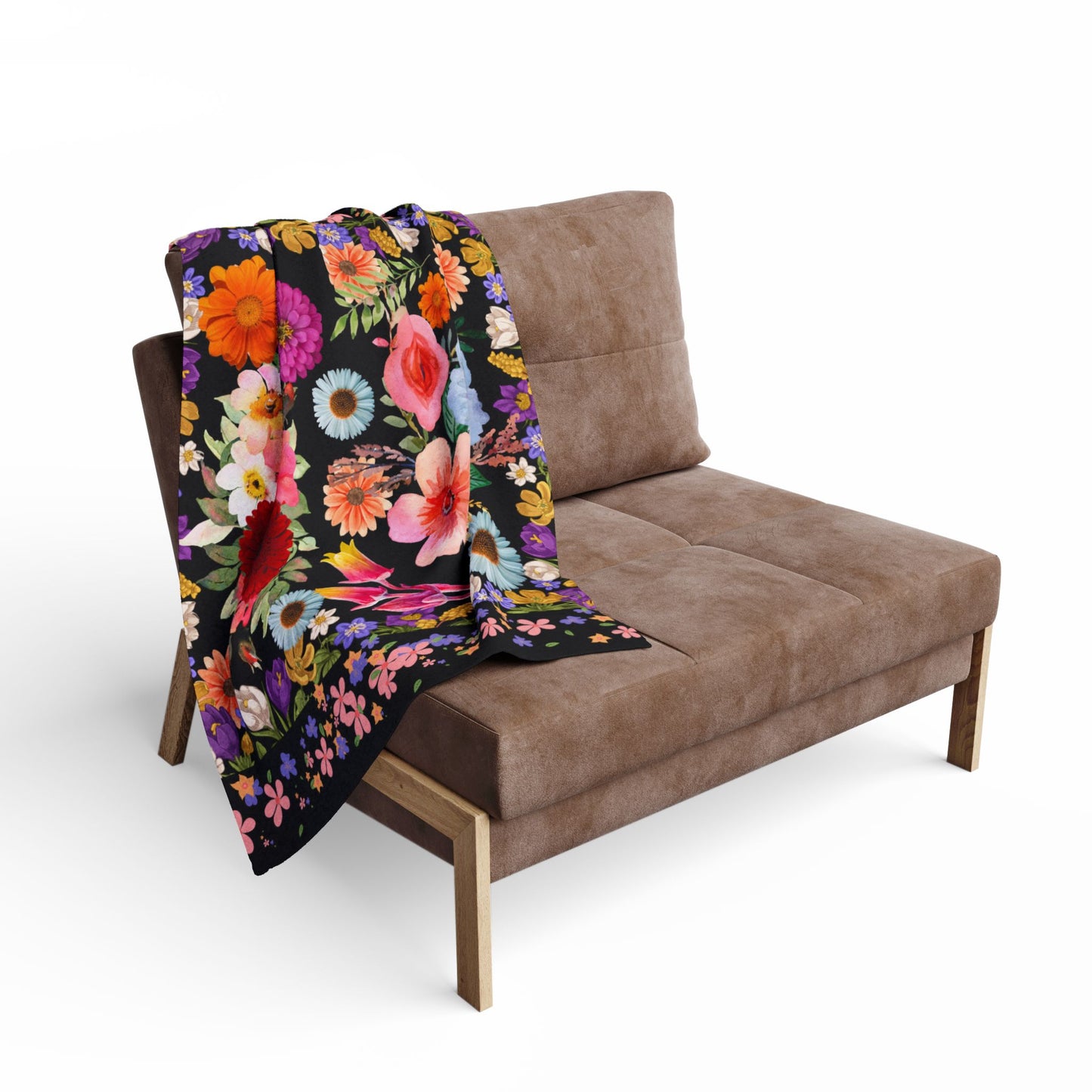 Flowers Arctic Fleece Blanket