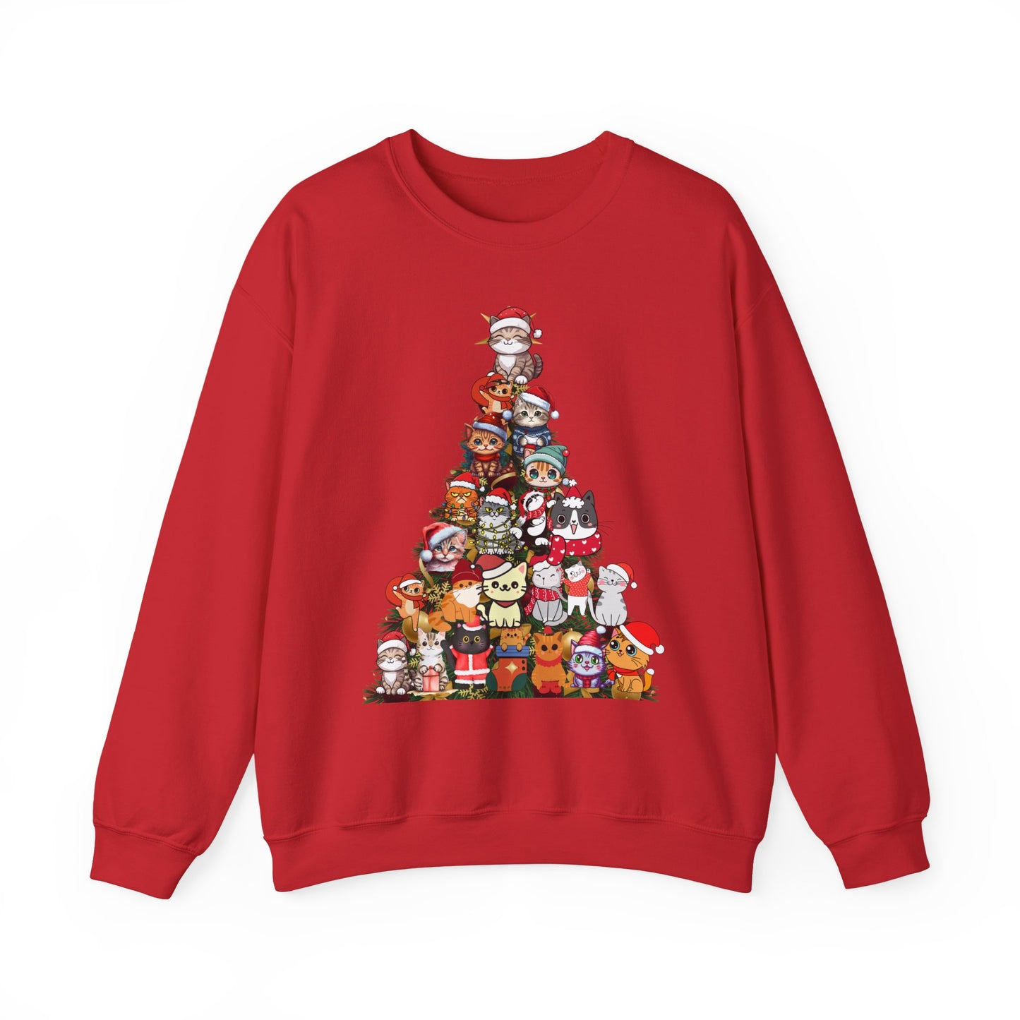 Meow tree Christmas Sweatshirt