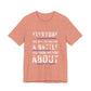 Unisex Jersey Short Sleeve Tee