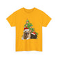 Christmas Dog and cat cotton unisex T- shirt