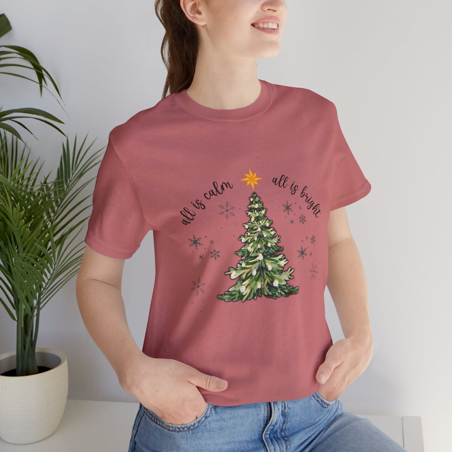 All is Calm Christmas Premium Unisex T-shirt