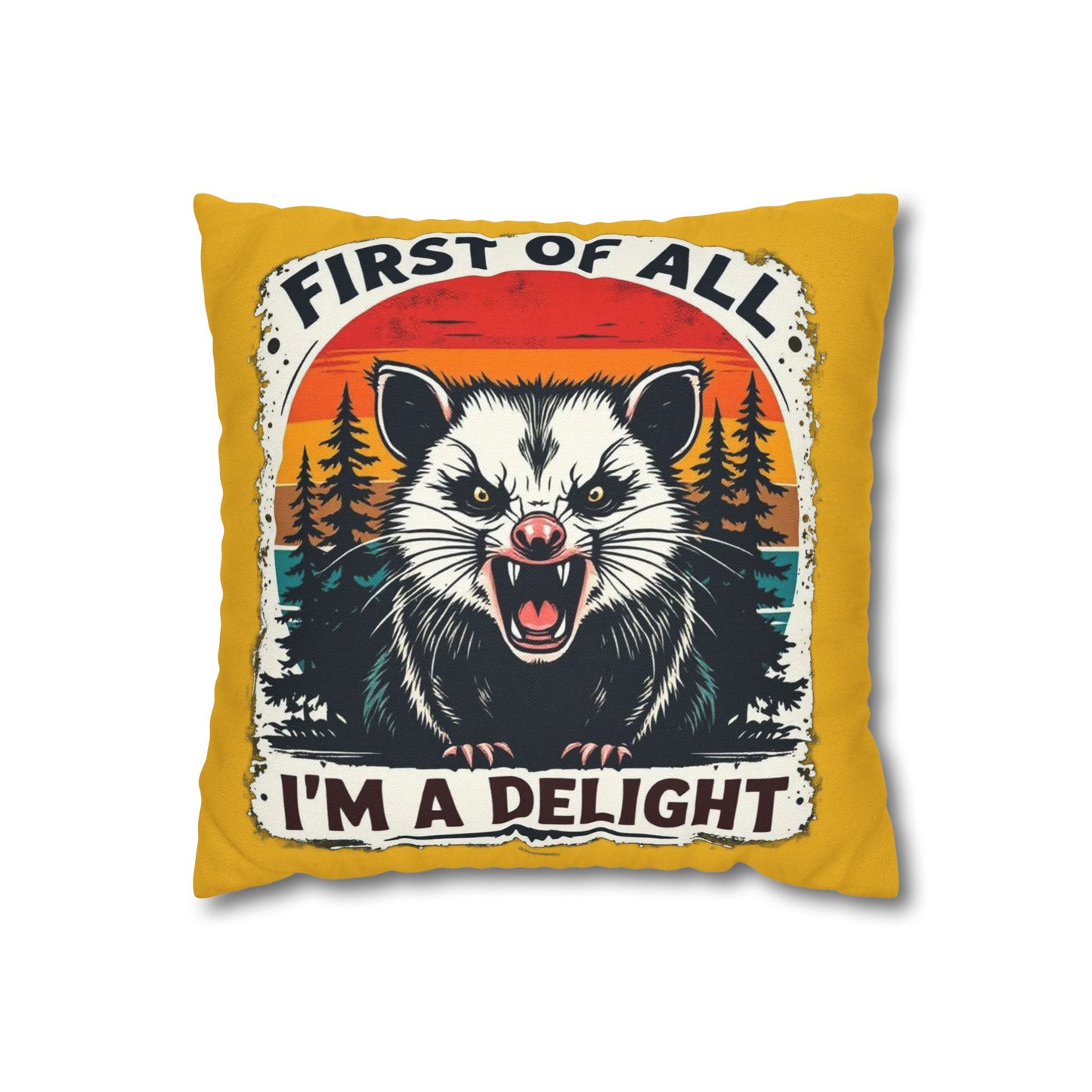 i m a delight Pillowcase