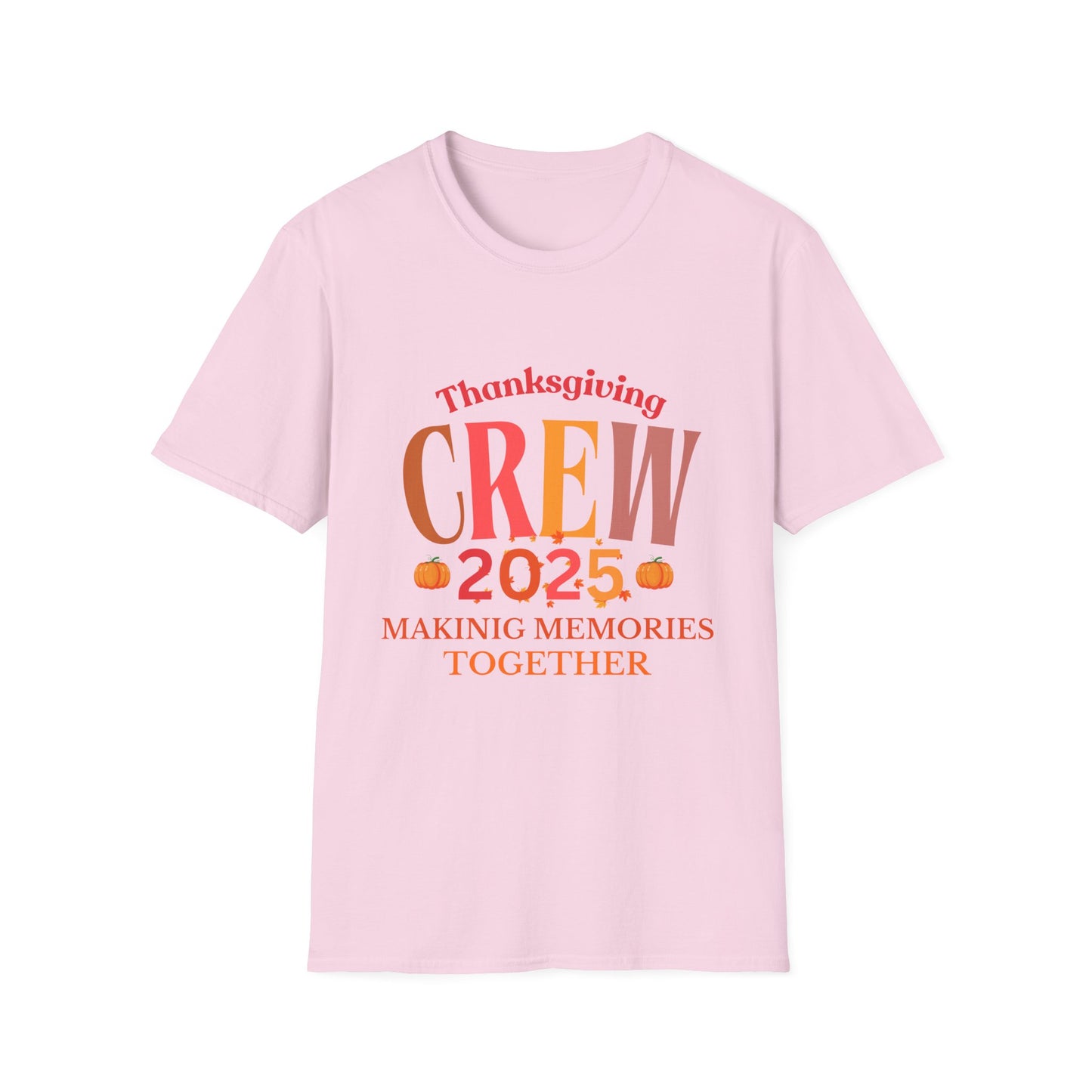 Thanksgiving Crew 2025 Soft Unisex T-shirt
