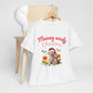 Meowy Woofy Christmas Cotton Unisex T-shirt