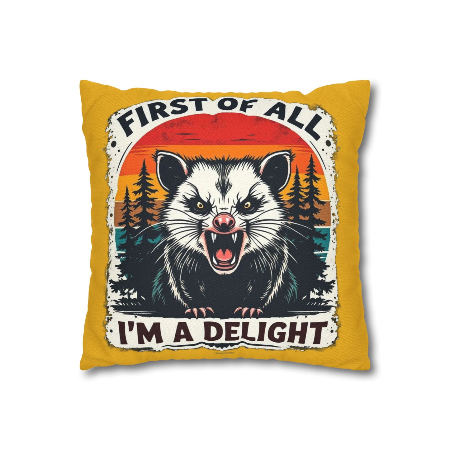 i m a delight Pillowcase