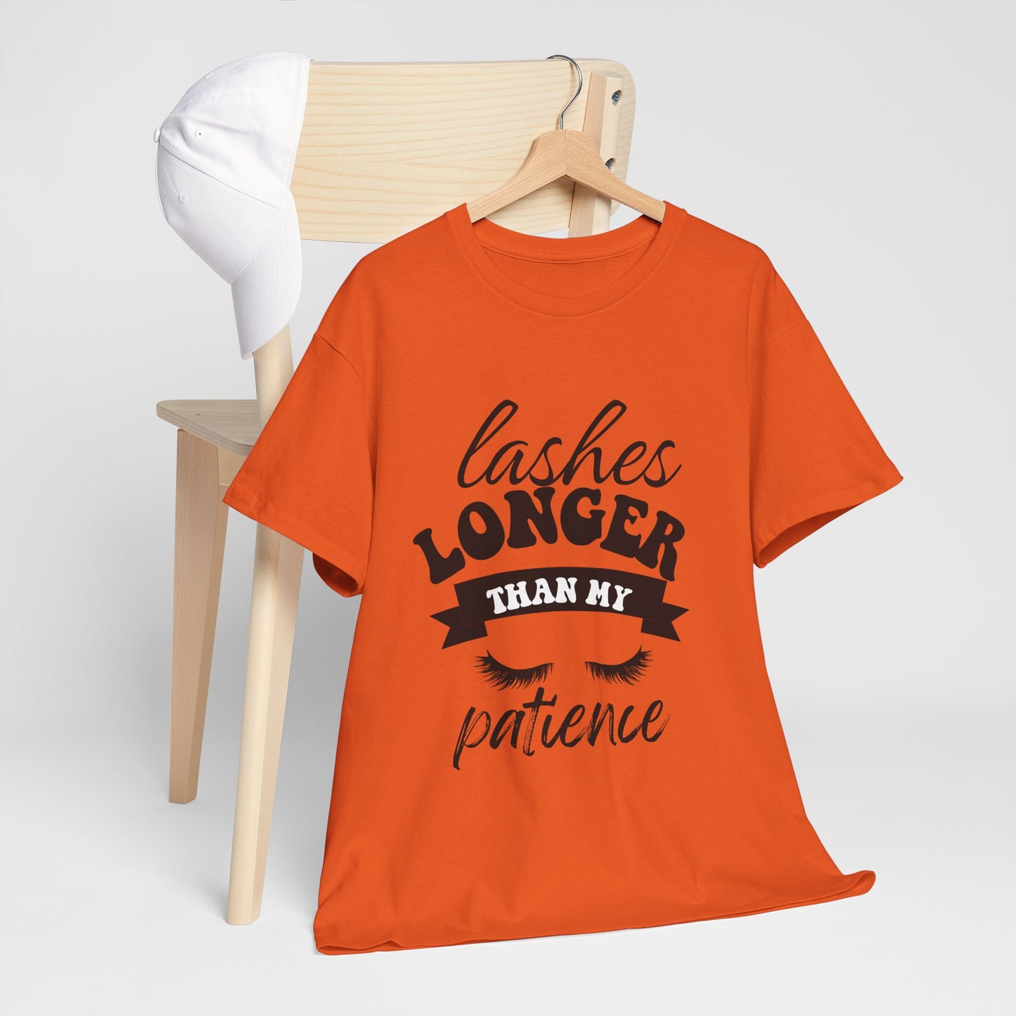 Lashes Longer COTTON UNISEX T- SHIRT