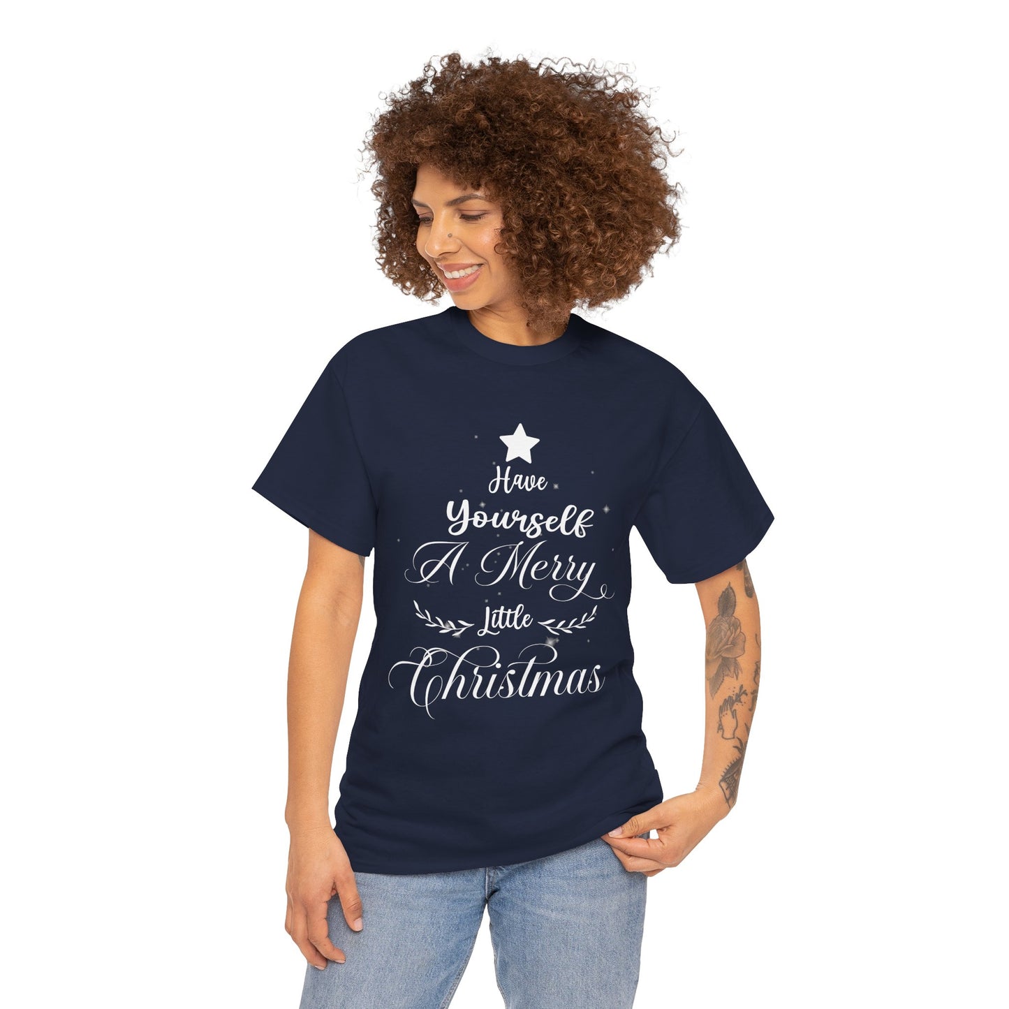 Have Yourself a Merry Little Christmas Cotton Unisex T-shirt