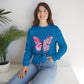 May Girl Butterfly Birthday Sweatshirt