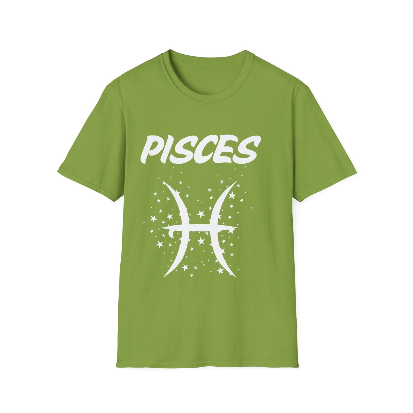 Pisces Zodiac White Soft Unisex T-shirt