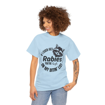 Rabies Cotton unisex t- shirt
