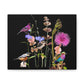 Colourful  Bird & Flower Canvas Art