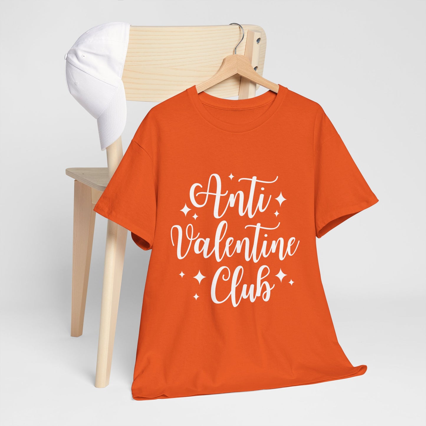Anti Valentine Club Cotton unisex T-shirt