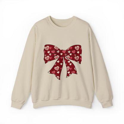 valentine Bow unisex Sweatshirt
