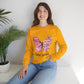 June Girl Butterfly Birthday Sweatshirt