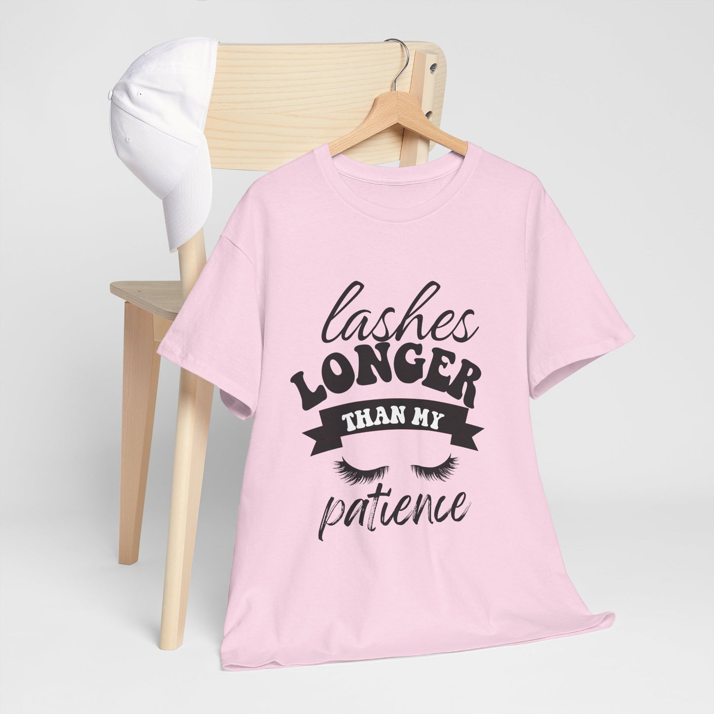 Lashes Longer COTTON UNISEX T- SHIRT