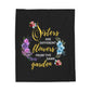 Sisters garden Velveteen Plush Blanket