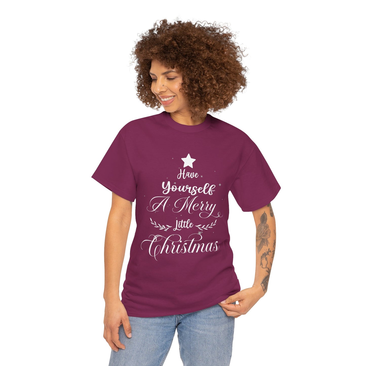 Have Yourself a Merry Little Christmas Cotton Unisex T-shirt