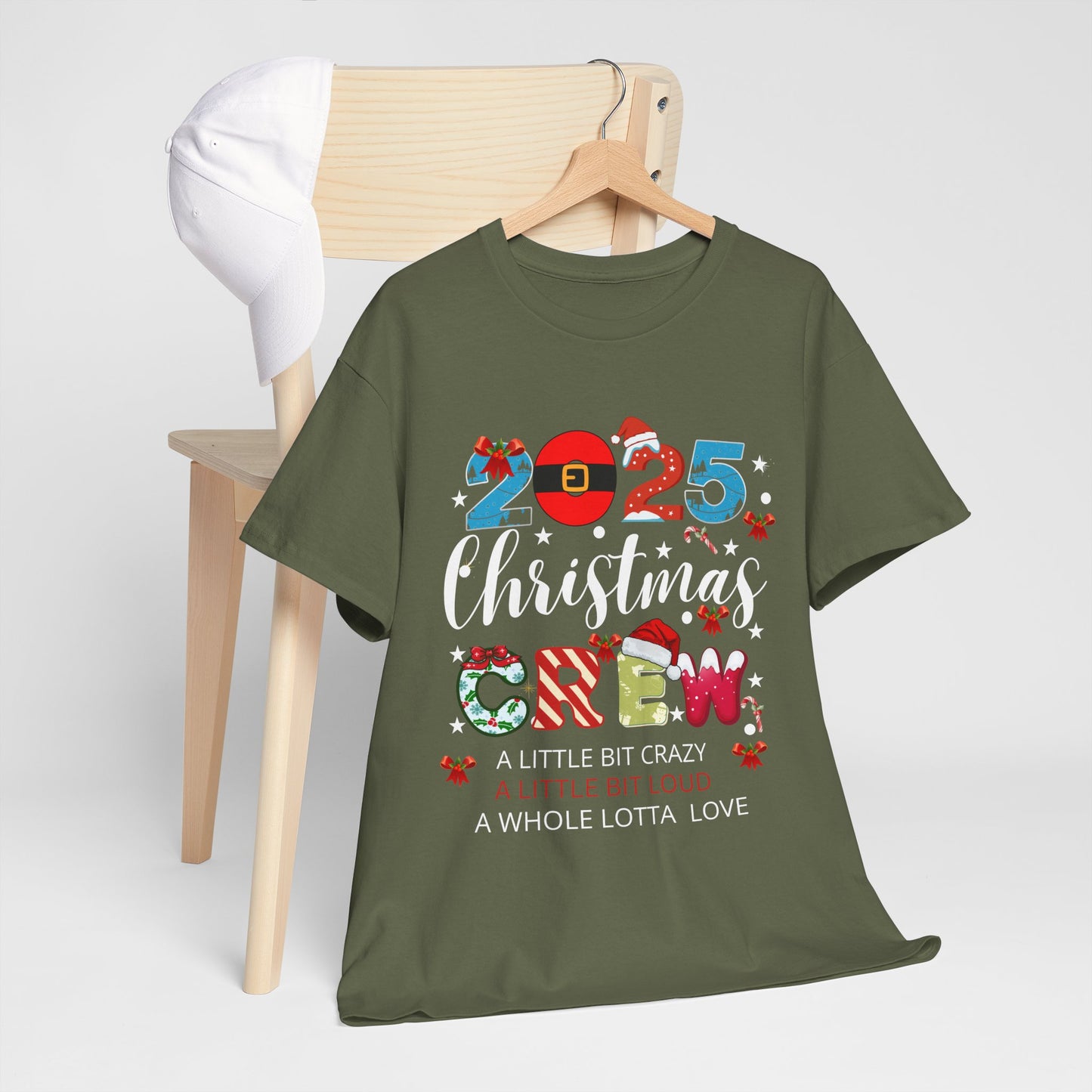 2025 Christmas Crew Cotton Unisex T-shirt