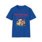 Meowy Woofy Christmas Cotton Unisex T-shirt