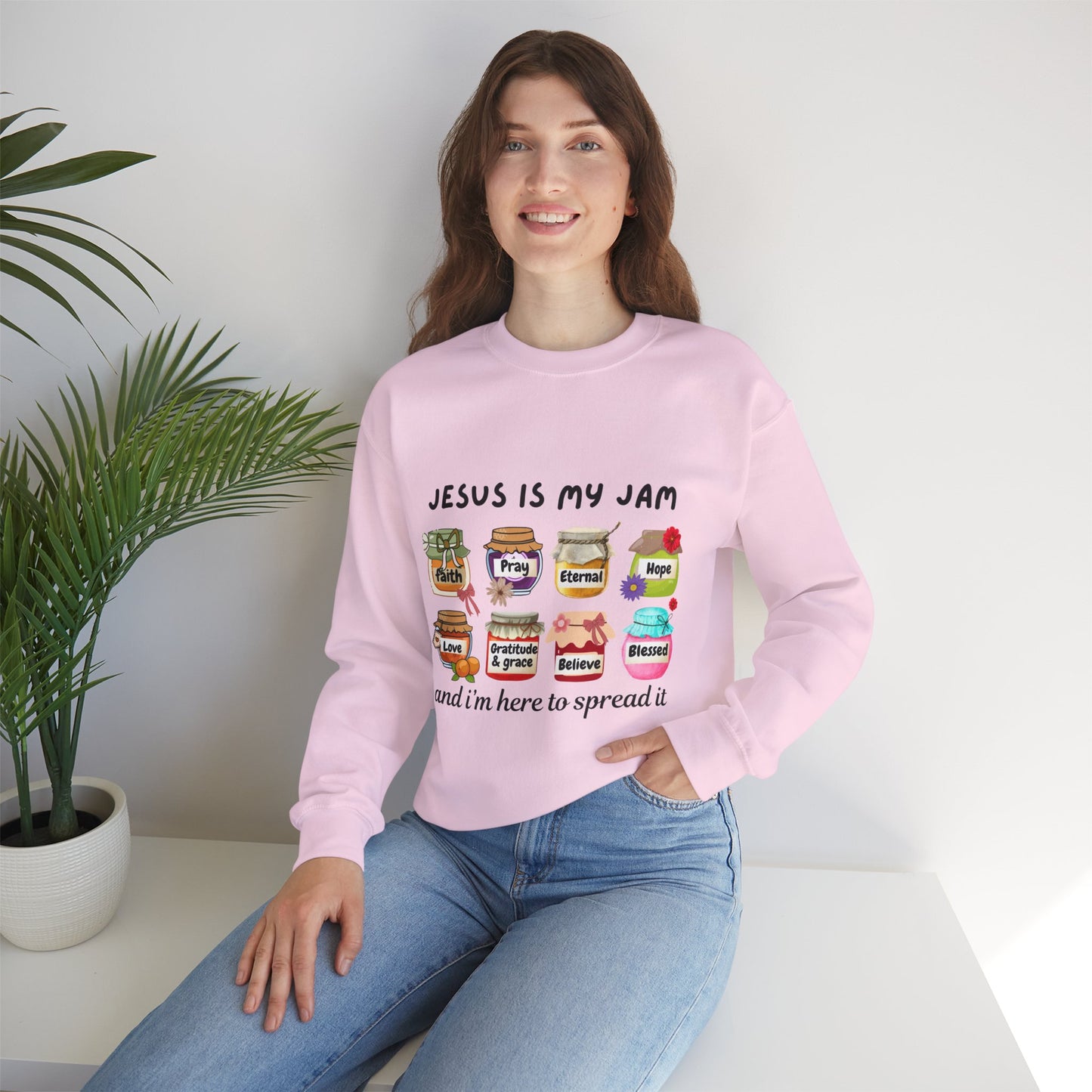 Jesus is my jam  Crewneck Sweatshirt