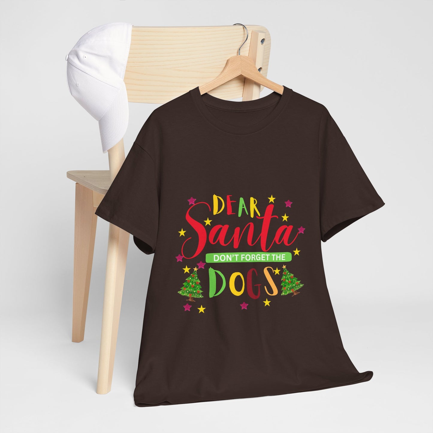 Santa's Dogs Cotton Unisex T-shirt
