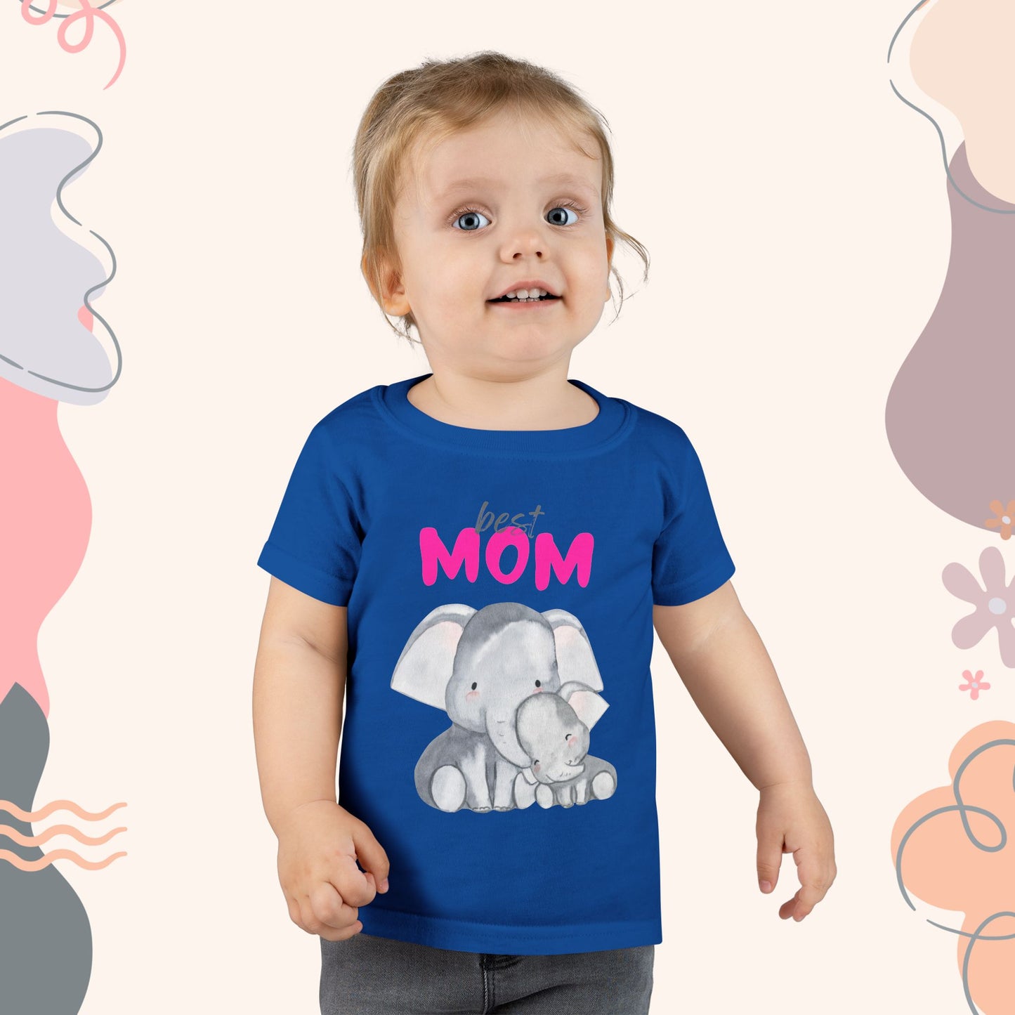 Mom Elephant Toddler T-shirt