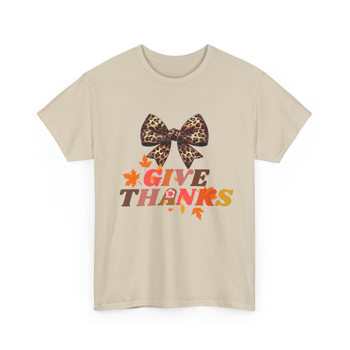 Give Thanks cotton unisex T-Shirt