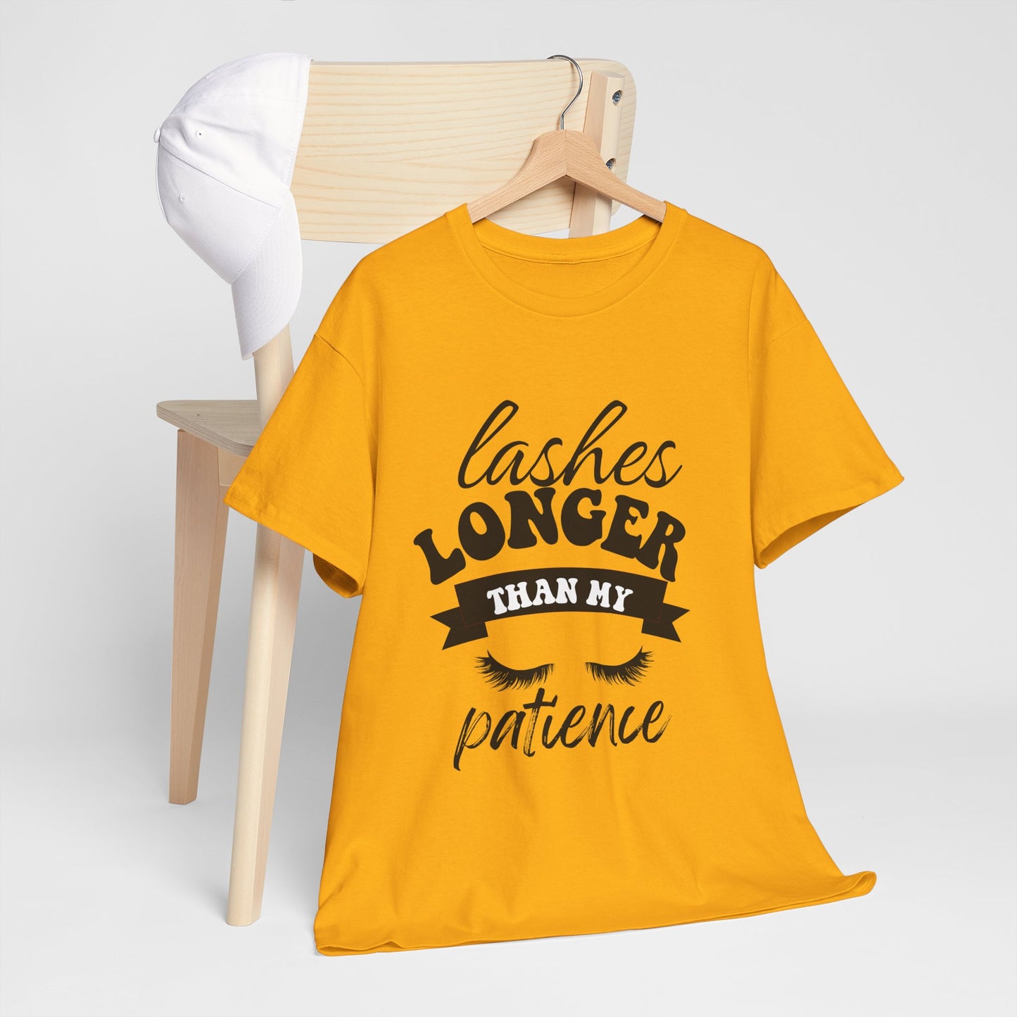 Lashes Longer COTTON UNISEX T- SHIRT