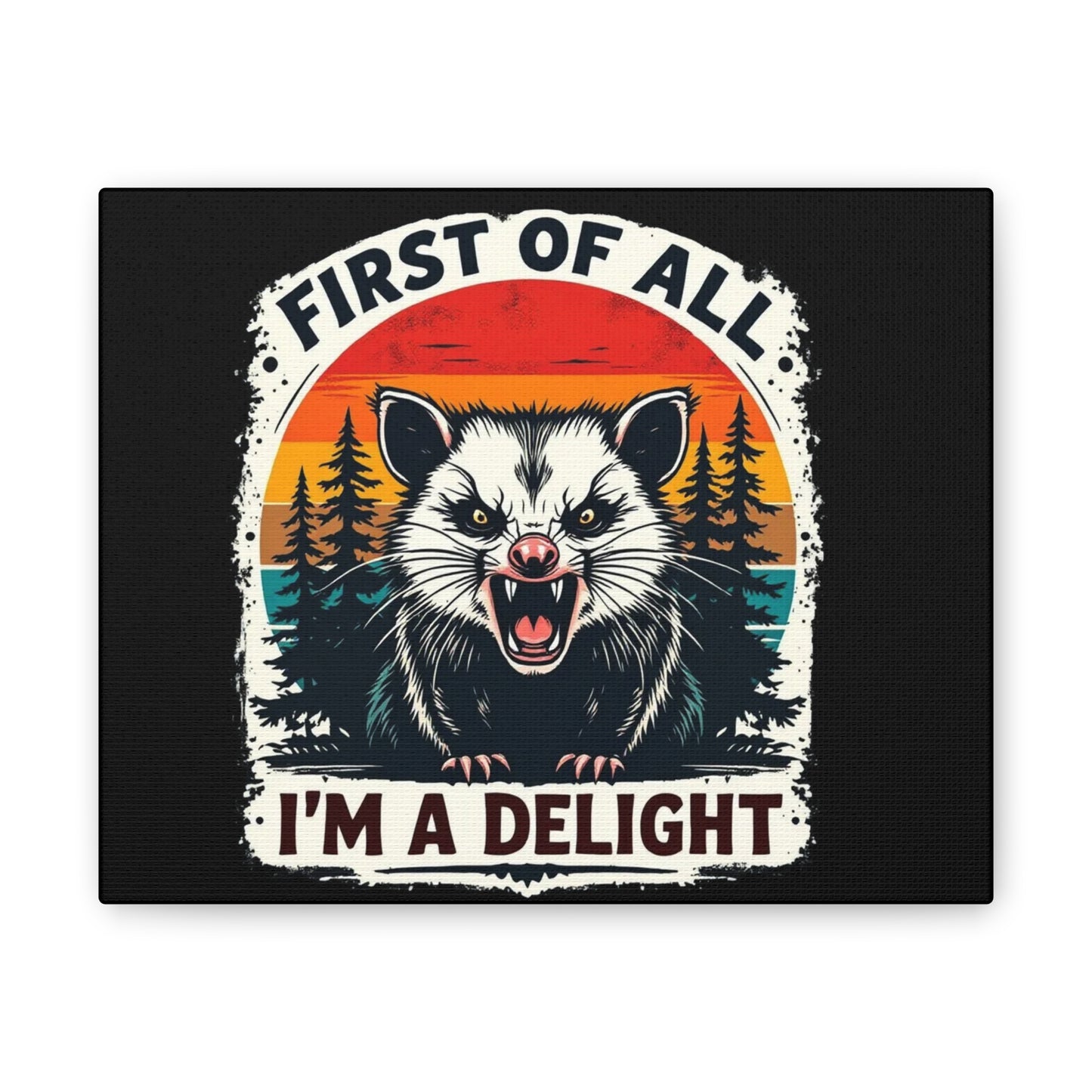 I M DELIGHT Canvas Wall Art