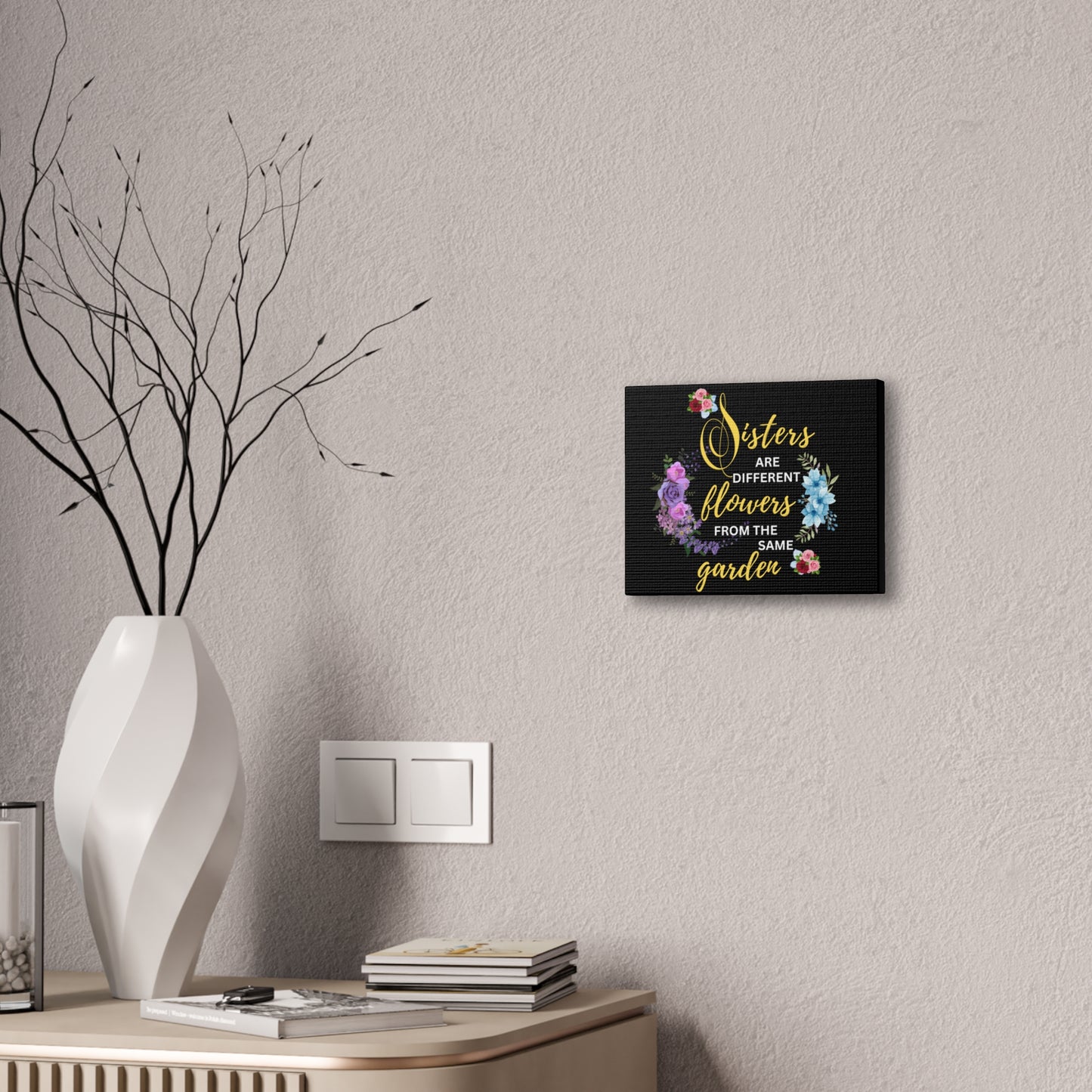 Sisters garden Canvas Art