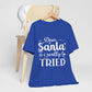 Dear Santa I really tried Christmas Premium Unisex T-shirt