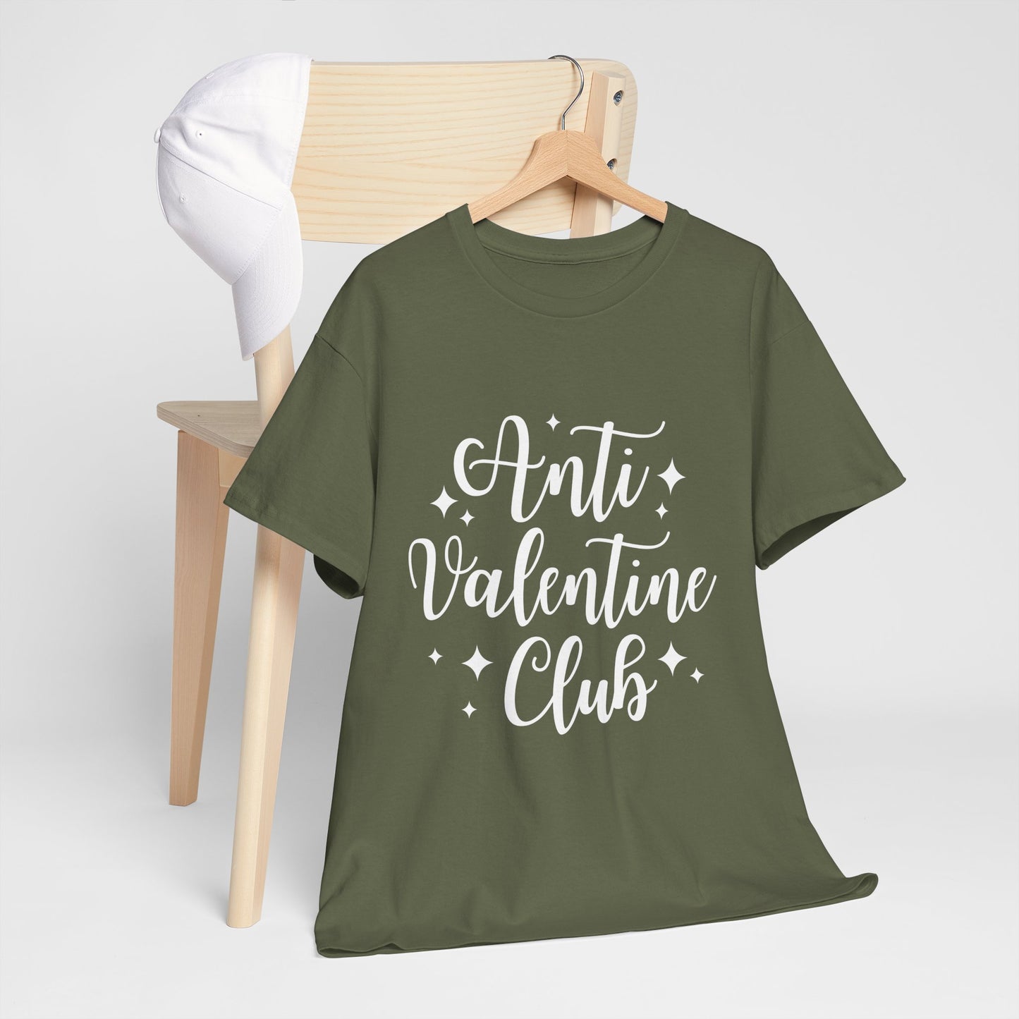 Anti Valentine Club Cotton unisex T-shirt