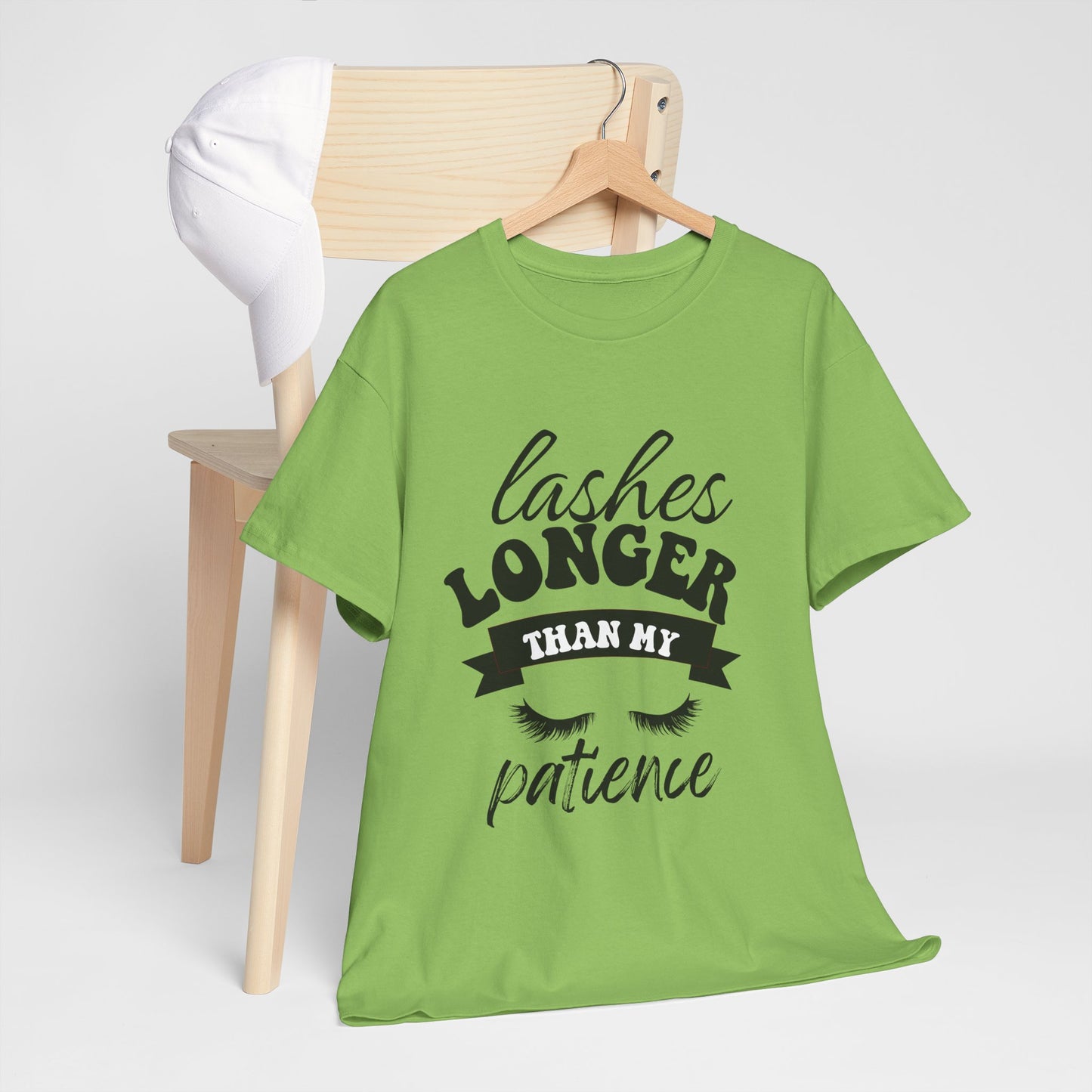 Lashes Longer COTTON UNISEX T- SHIRT