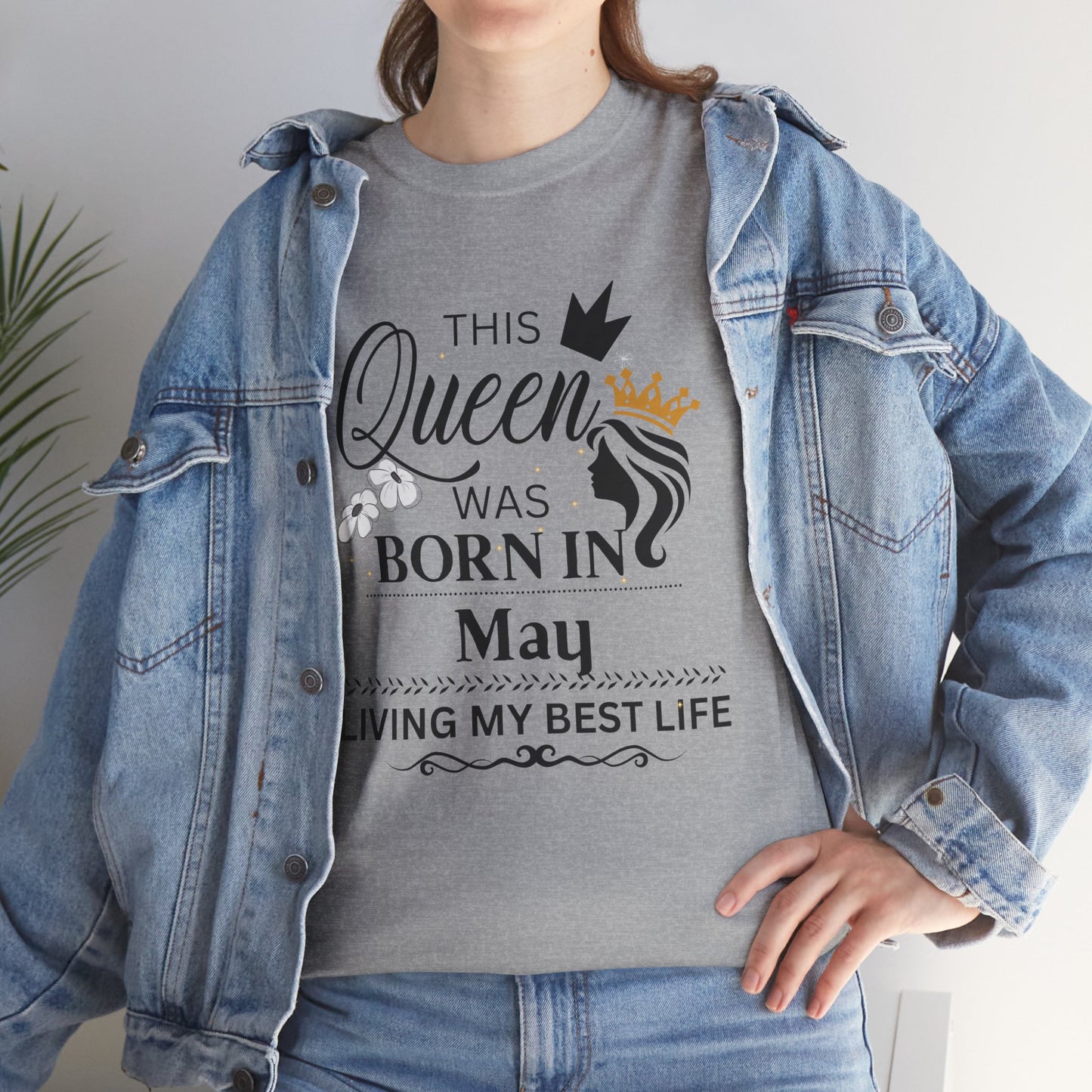 May Birthday Queen Unisex Tee