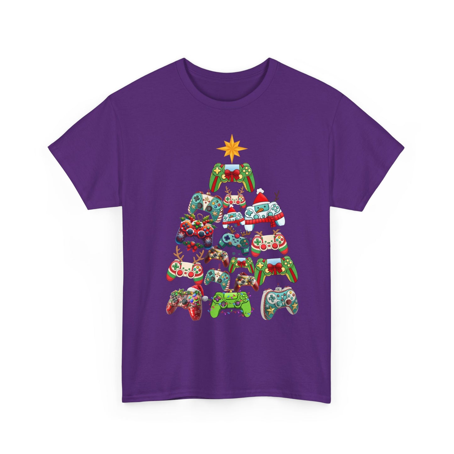 Gamer Remote Christmas Cotton Unisex T-shirt