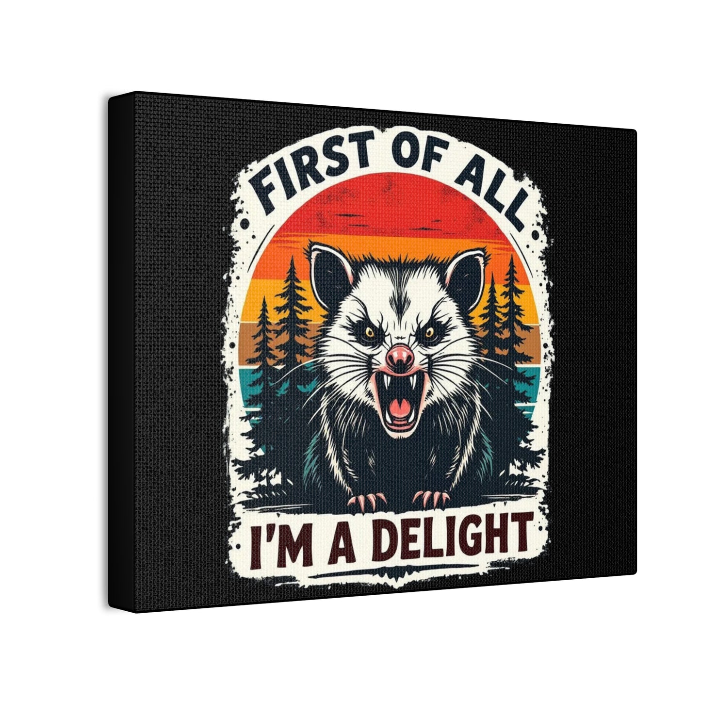 I M DELIGHT Canvas Wall Art