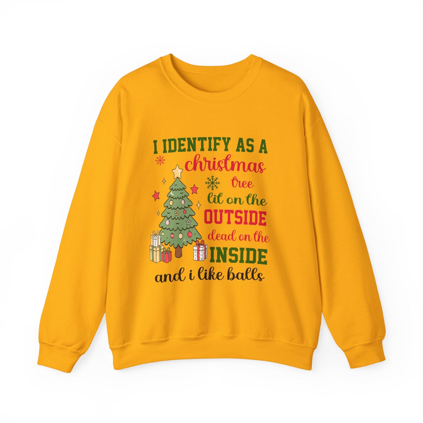 I Identify As a Christmas Tree Unisex Sweatshirt