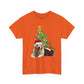 Christmas Dog and cat cotton unisex T- shirt