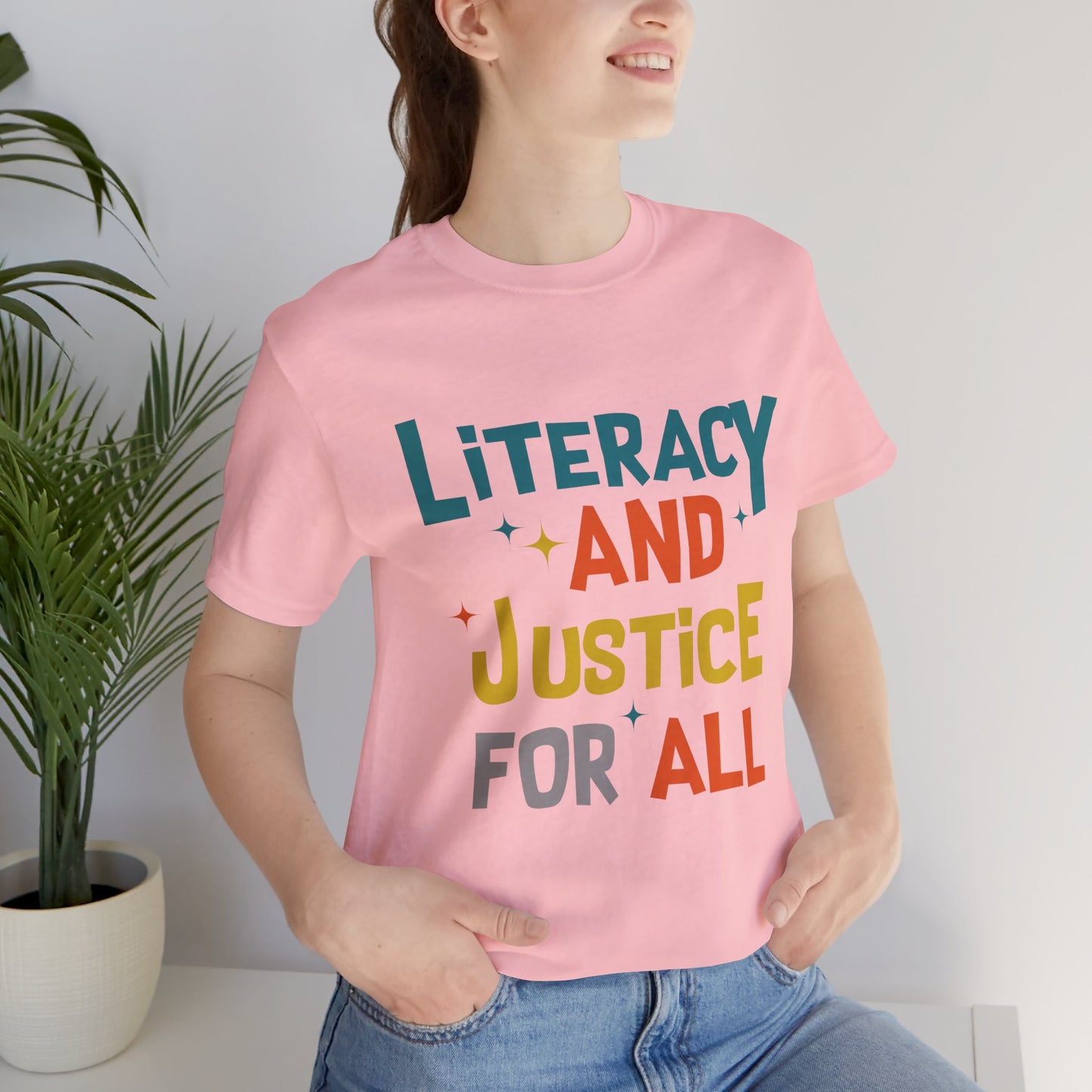 Literacy and Justice Premium Unisex T-shirt
