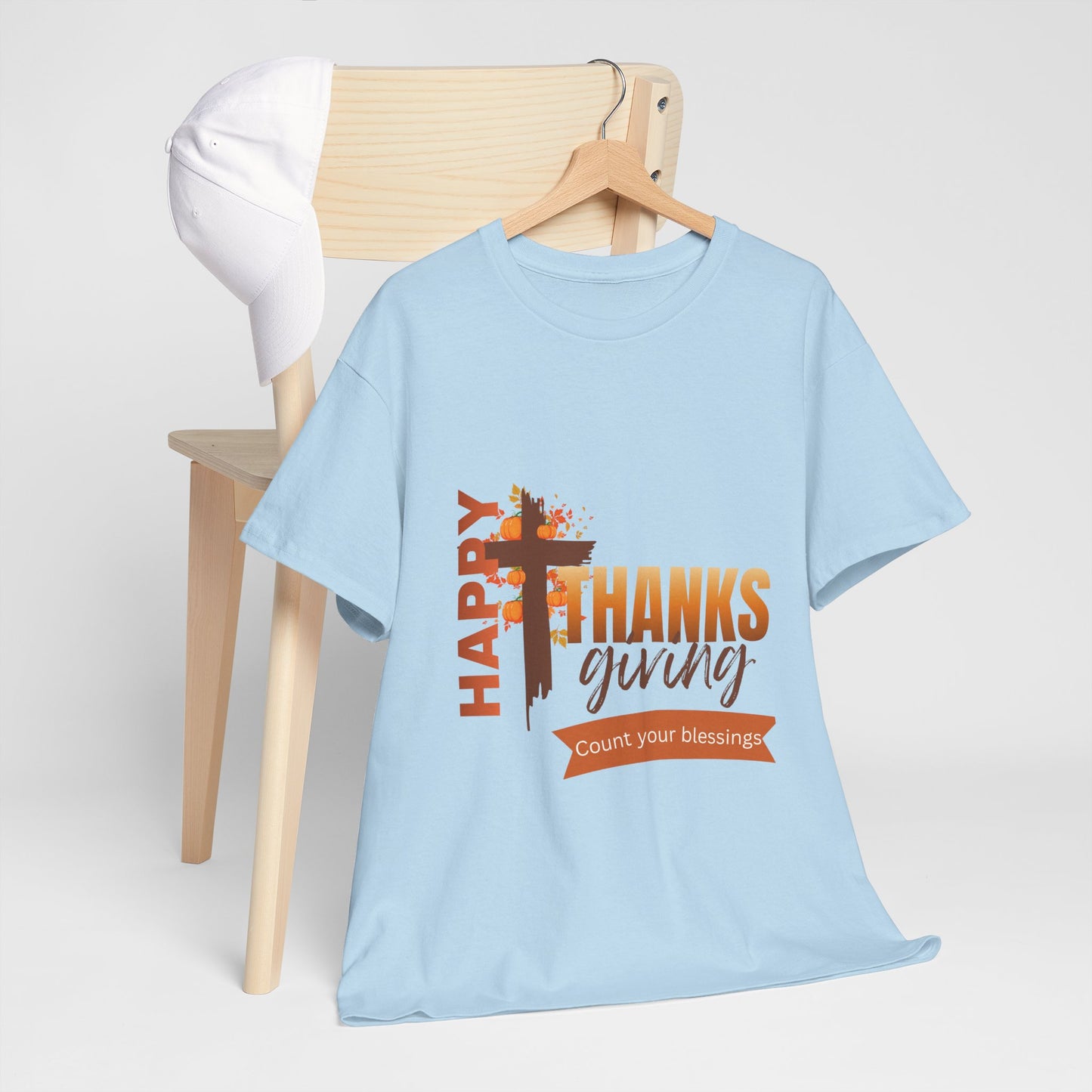 Happy Thanksgiving cotton unisex  T-Shirt