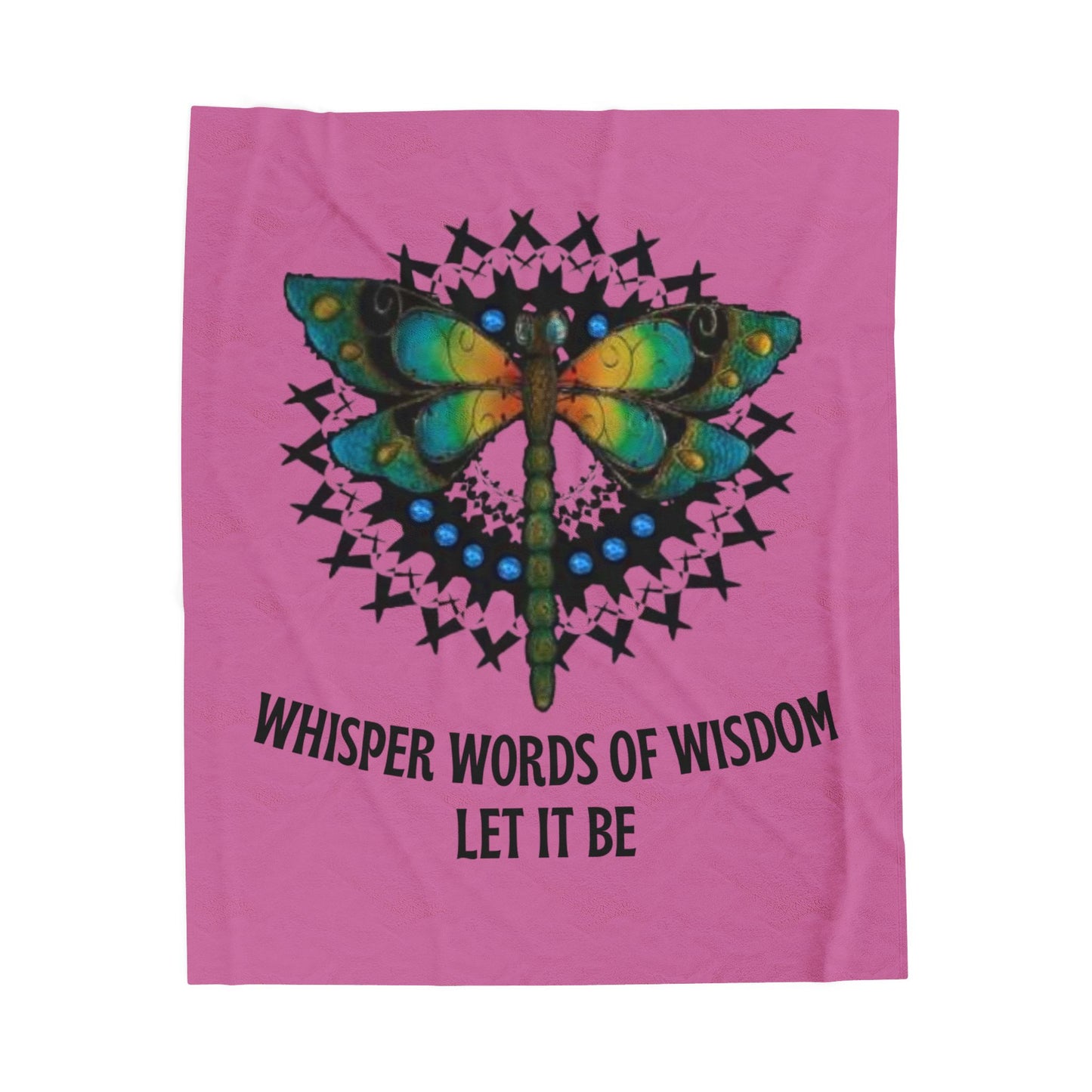Whisper Words Velveteen Plush Blanket